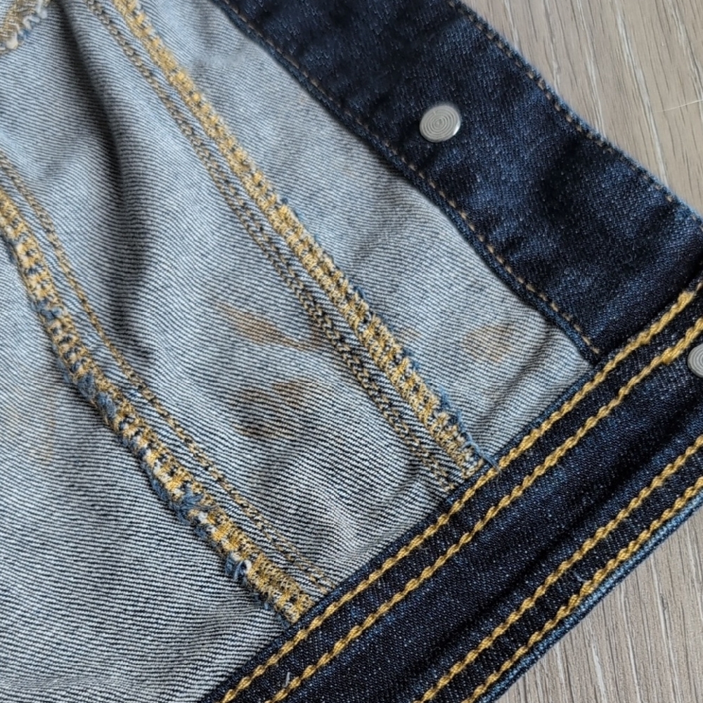 Arizona Jean Company Denim Vest with Ombre Design - Picture 3 of 4